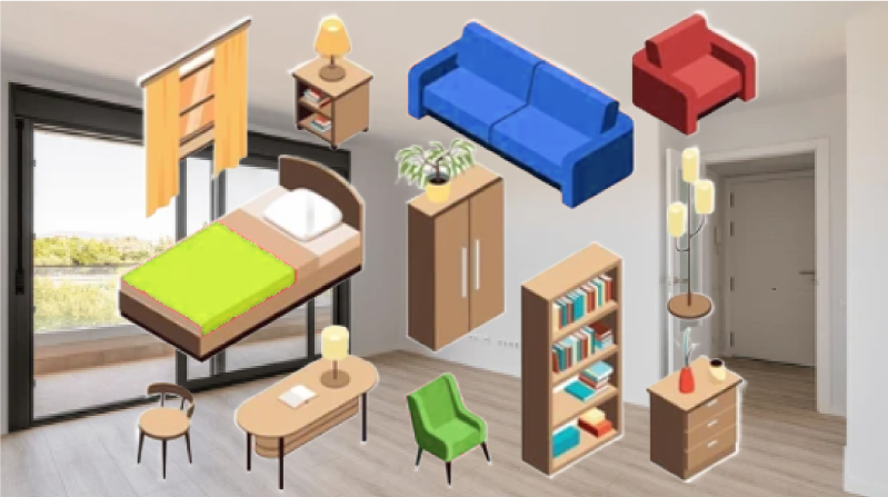 バラバラな家具・インテリアのコーディネート